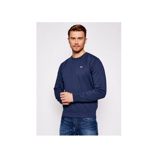 Tommy Jeans Bluza DM0DM09591 Granatowy Regular Fit ze sklepu MODIVO w kategorii Bluzy męskie - zdjęcie 168662079