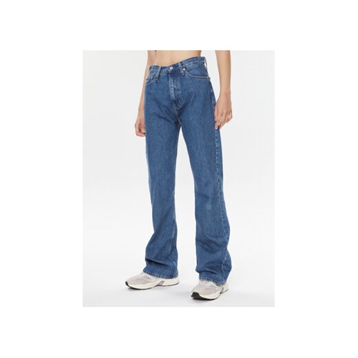 Calvin Klein Jeans Jeansy Authentic J20J221803 Niebieski Bootcut Fit ze sklepu MODIVO w kategorii Jeansy damskie - zdjęcie 168662157