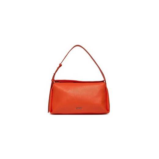 Calvin Klein Torebka Gracie Shoulder Bag K60K611341 Pomarańczowy ze sklepu MODIVO w kategorii Listonoszki - zdjęcie 168663258