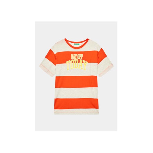 United Colors Of Benetton T-Shirt 3ZNBC10BN Czerwony Regular Fit United Colors Of Benetton 160 MODIVO