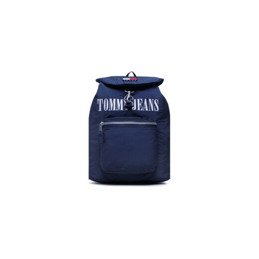 Tommy Jeans Plecak Tjm Heritage Flap Backpack AM0AM10717 Granatowy ze sklepu MODIVO w kategorii Plecaki - zdjęcie 168664177