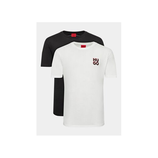 Hugo Komplet 2 t-shirtów 50492550 Biały Regular Fit ze sklepu MODIVO w kategorii T-shirty męskie - zdjęcie 168664397