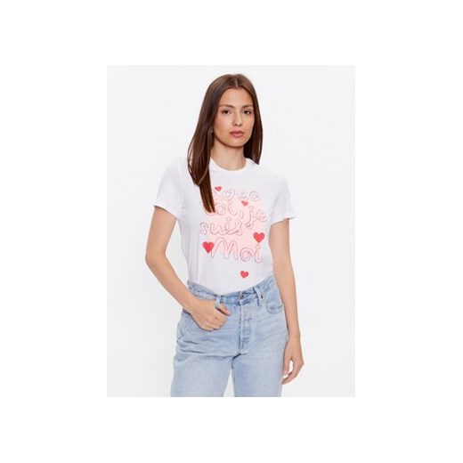 ONLY T-Shirt 15266625 Biały Regular Fit XS MODIVO okazyjna cena