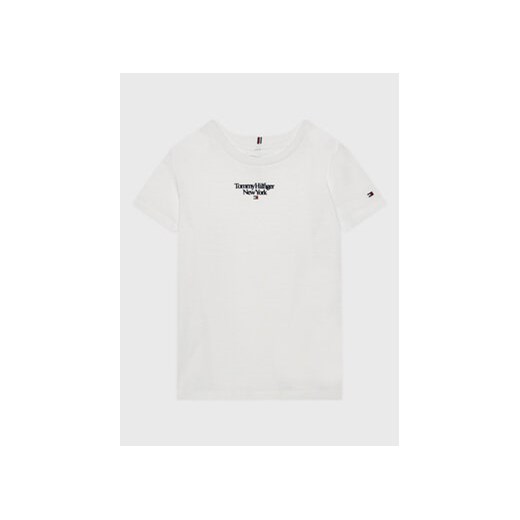 Tommy Hilfiger T-Shirt Graphic KG0KG07083 D Biały Regular Fit ze sklepu MODIVO w kategorii T-shirty chłopięce - zdjęcie 168664987