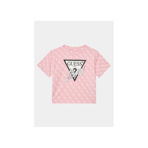 Guess T-Shirt J4RI06 K6YW3 Różowy Boxy Fit Guess 14Y MODIVO