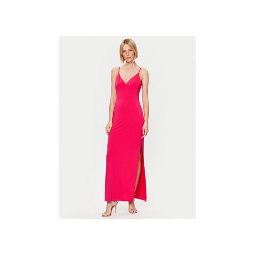 Guess Sukienka wieczorowa Ramsha W3GK65 KBPZ0 Różowy Regular Fit ze sklepu MODIVO w kategorii Sukienki - zdjęcie 168666025