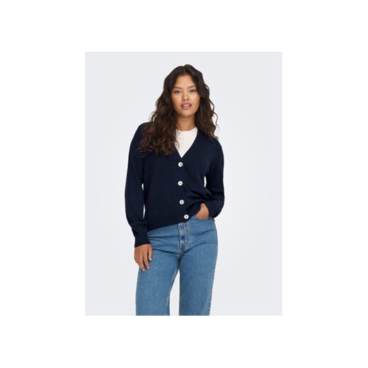 JDY Kardigan 15289372 Granatowy Regular Fit Jdy XL okazja MODIVO