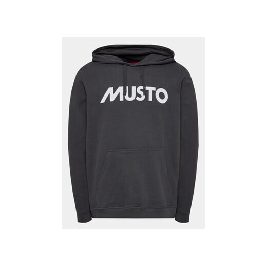 Musto Bluza Logo 82446 Szary Regular Fit ze sklepu MODIVO w kategorii Bluzy męskie - zdjęcie 168666256