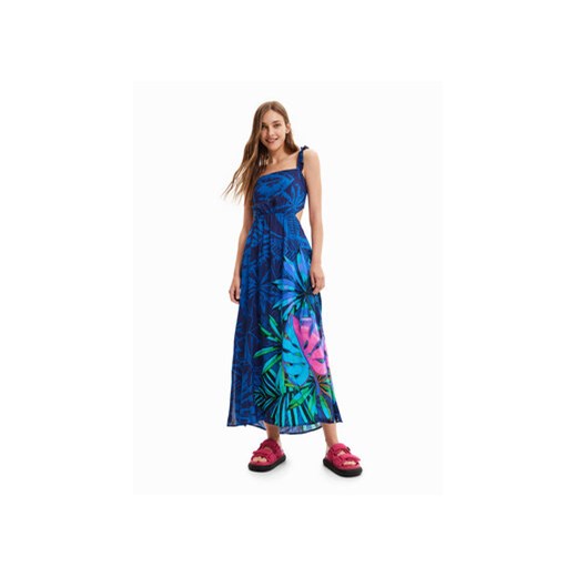 Desigual Sukienka letnia Zarautz 23SWMW11 Granatowy Regular Fit ze sklepu MODIVO w kategorii Sukienki - zdjęcie 168666786