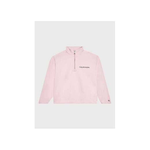 Calvin Klein Jeans Bluza IU0IU00294 Różowy Regular Fit ze sklepu MODIVO w kategorii Bluzy dziewczęce - zdjęcie 168666959