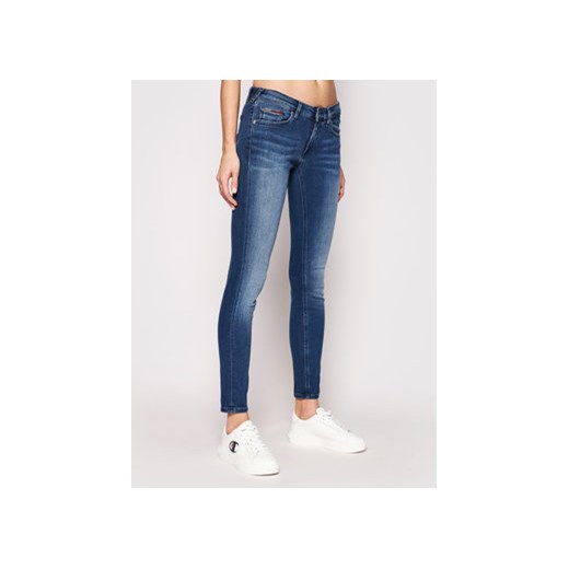 Tommy Jeans Jeansy Sophie DW0DW09214 Granatowy Skinny Fit ze sklepu MODIVO w kategorii Jeansy damskie - zdjęcie 168667049