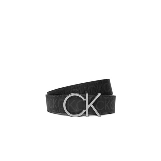Calvin Klein Pasek Damski Ck Reversible Belt 3.0 Epi Mono K60K611901 Czarny ze sklepu MODIVO w kategorii Paski damskie - zdjęcie 168667137