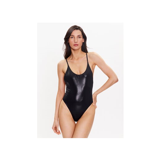 Calvin Klein Swimwear Strój kąpielowy KW0KW02182 Czarny ze sklepu MODIVO w kategorii Stroje kąpielowe - zdjęcie 168667219