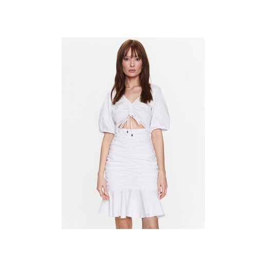 Pinko Sukienka letnia 100564 Y817 Biały Regular Fit ze sklepu MODIVO w kategorii Sukienki - zdjęcie 168667326