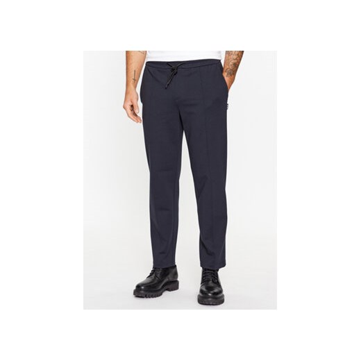 Only & Sons Spodnie materiałowe 22026131 Granatowy Tapered Fit ze sklepu MODIVO w kategorii Spodnie męskie - zdjęcie 168667578