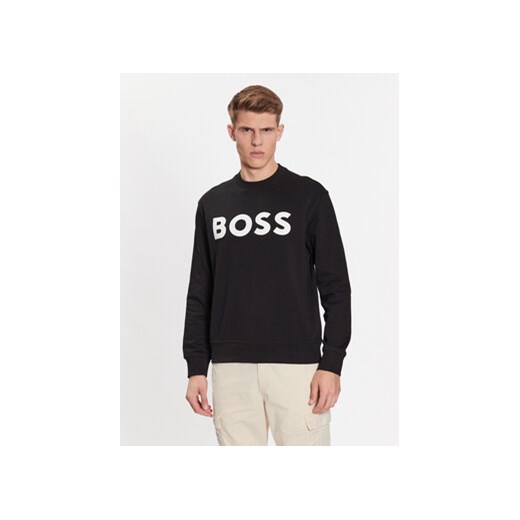 Boss Bluza 50487133 Czarny Relaxed Fit ze sklepu MODIVO w kategorii Bluzy męskie - zdjęcie 168667739