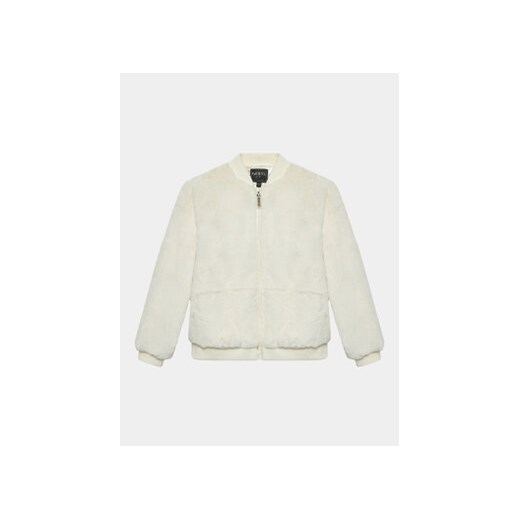 Guess Kurtka bomber J3BL13 WCFX0 Écru Regular Fit Guess 16Y promocyjna cena MODIVO