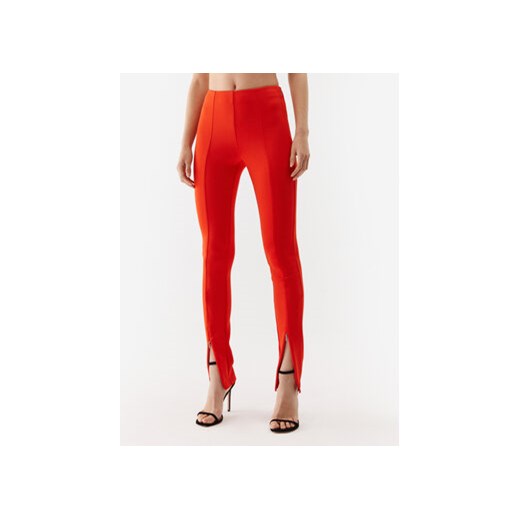 Calvin Klein Legginsy K20K205357 Pomarańczowy Slim Fit ze sklepu MODIVO w kategorii Spodnie damskie - zdjęcie 168668365