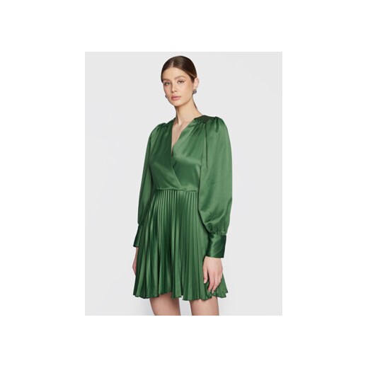 Closet London Sukienka koktajlowa D8571 Zielony Regular Fit ze sklepu MODIVO w kategorii Sukienki - zdjęcie 168668386