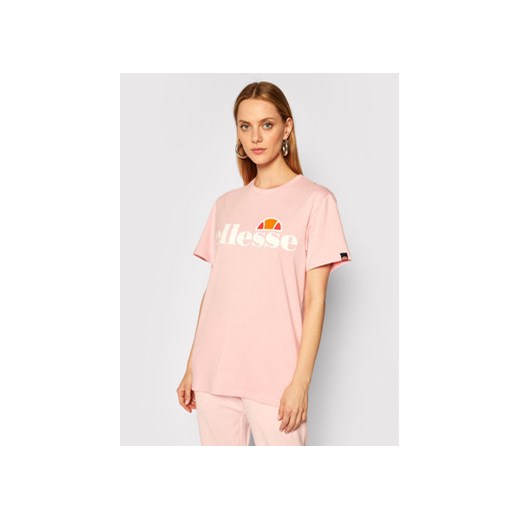 Ellesse T-Shirt Albany SGS03237 Różowy Regular Fit ze sklepu MODIVO w kategorii Bluzki damskie - zdjęcie 168668456