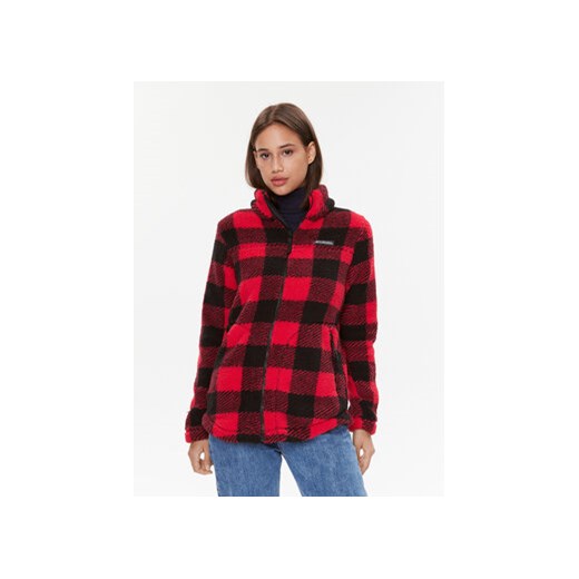 Columbia Polar West Bend™ Full Zip Czerwony Regular Fit ze sklepu MODIVO w kategorii Bluzy damskie - zdjęcie 168668638