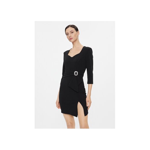 Rinascimento Sukienka koktajlowa CFC0116131003 Czarny Slim Fit ze sklepu MODIVO w kategorii Sukienki - zdjęcie 168668765