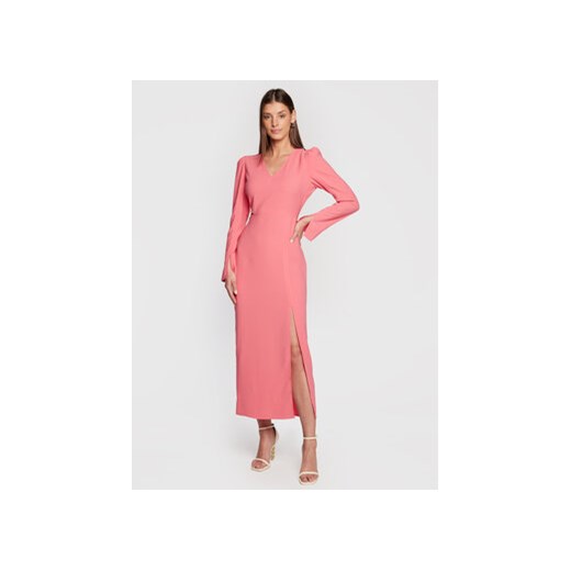 Notes Du Nord Sukienka koktajlowa Oliana 12901 Różowy Slim Fit ze sklepu MODIVO w kategorii Sukienki - zdjęcie 168669096