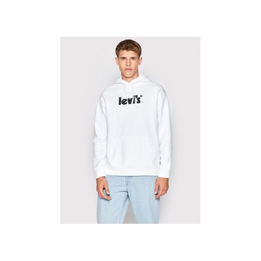 Levi's® Bluza 38479-0078 Biały Relaxed Fit ze sklepu MODIVO w kategorii Bluzy męskie - zdjęcie 168669379