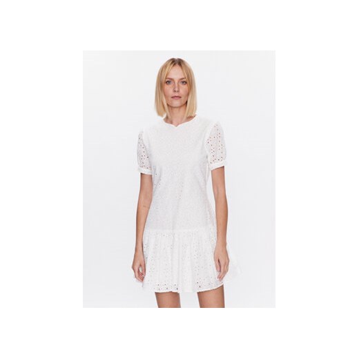Silvian Heach Sukienka codzienna GPP23306VE Biały Regular Fit ze sklepu MODIVO w kategorii Sukienki - zdjęcie 168669425
