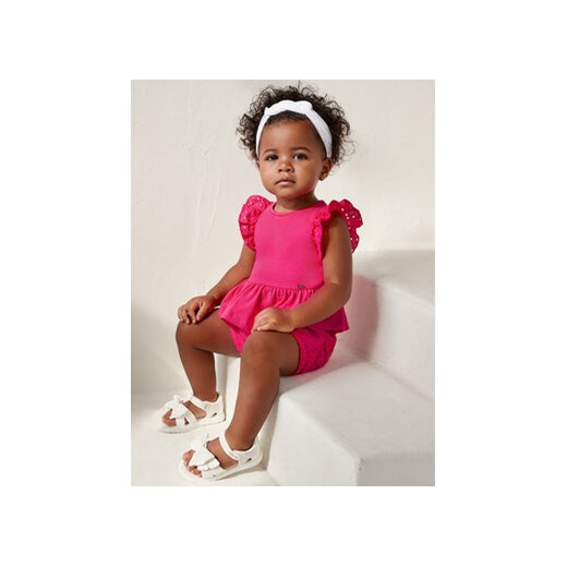 Mayoral Komplet bluzka i szorty sportowe 1246 Różowy Regular Fit ze sklepu MODIVO w kategorii Komplety niemowlęce - zdjęcie 168669485