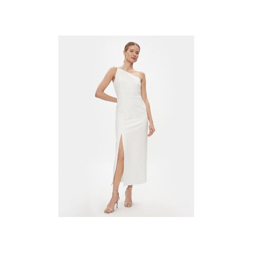 YAS Sukienka koktajlowa Izzie 26032133 Biały Regular Fit ze sklepu MODIVO w kategorii Sukienki - zdjęcie 168669556