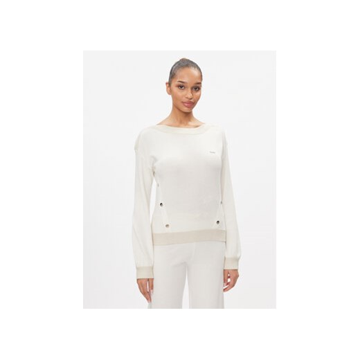 Liu Jo Sport Bluza TA4051 MS005 Biały Regular Fit ze sklepu MODIVO w kategorii Swetry damskie - zdjęcie 168669889