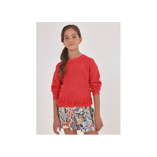 Mayoral Sweter 6330 Koralowy ze sklepu MODIVO w kategorii Swetry dziewczęce - zdjęcie 168669965