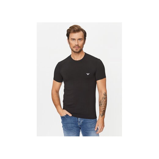 Emporio Armani Underwear T-Shirt 111971 3F511 00020 Czarny Regular Fit ze sklepu MODIVO w kategorii T-shirty męskie - zdjęcie 168671935