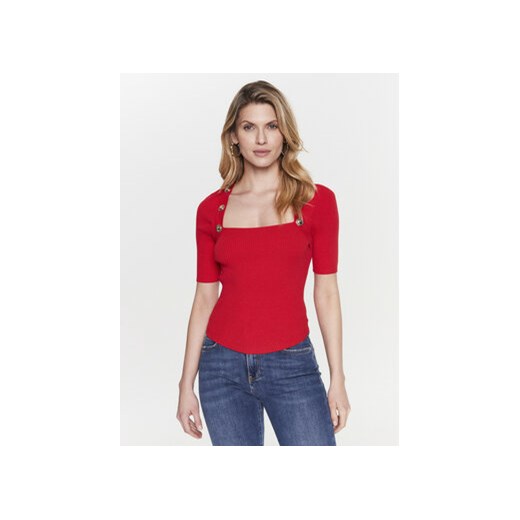 Pinko Sweter Attinio 100419 A0LD Czerwony Slim Fit ze sklepu MODIVO w kategorii Swetry damskie - zdjęcie 168672136