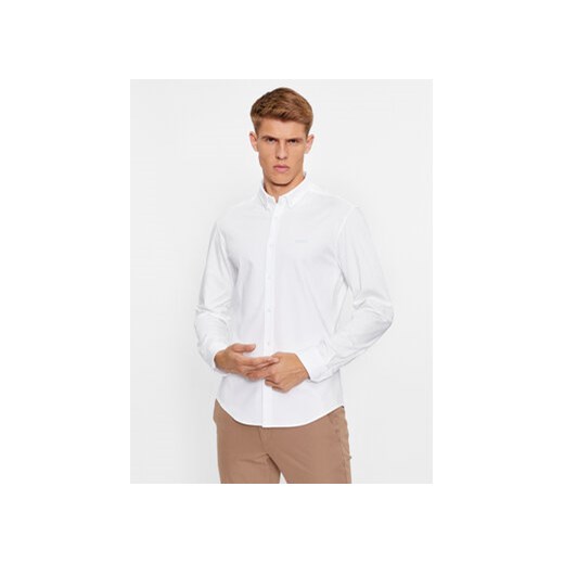 Boss Koszula Biado_R 50493608 Biały Regular Fit ze sklepu MODIVO w kategorii Koszule męskie - zdjęcie 168672405