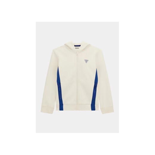 Guess Bluza L4RQ08 KB212 Biały Regular Fit ze sklepu MODIVO w kategorii Bluzy chłopięce - zdjęcie 168672586