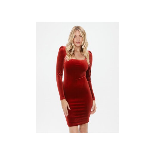 Marciano Guess Sukienka codzienna 3BGK0C 6199A Czerwony Bodycon Fit ze sklepu MODIVO w kategorii Sukienki - zdjęcie 168672618