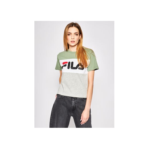 Fila T-Shirt Allison 682125 Kolorowy Regular Fit ze sklepu MODIVO w kategorii Bluzki damskie - zdjęcie 168672798