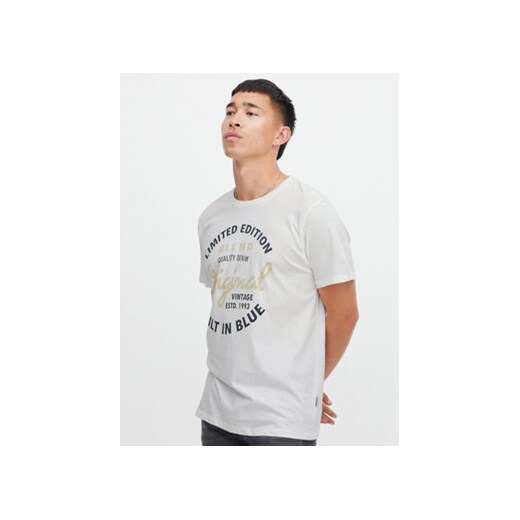 Blend T-Shirt 20715764 Biały Regular Fit ze sklepu MODIVO w kategorii T-shirty męskie - zdjęcie 168672877