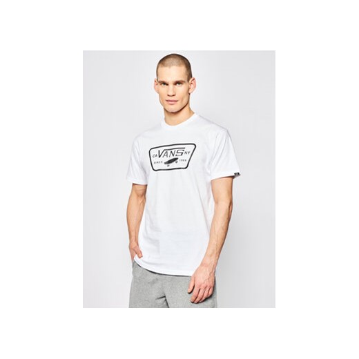 Vans T-Shirt Full Patch VN000QN8YB21 Biały Classic Fit ze sklepu MODIVO w kategorii T-shirty męskie - zdjęcie 168673015