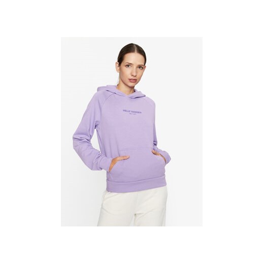 Helly Hansen Bluza Core 54033 Fioletowy Regular Fit ze sklepu MODIVO w kategorii Bluzy damskie - zdjęcie 168673076