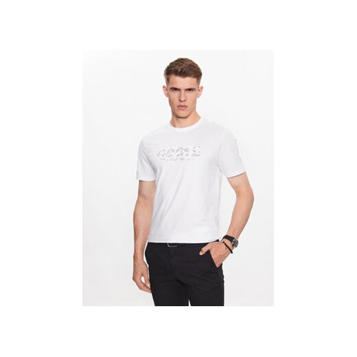 Guess T-Shirt M3YI26 J1314 Biały Slim Fit ze sklepu MODIVO w kategorii T-shirty męskie - zdjęcie 168673227