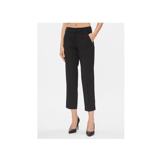 Marella Spodnie materiałowe Pucci 2331360439200 Czarny Regular Fit ze sklepu MODIVO w kategorii Spodnie damskie - zdjęcie 168673266
