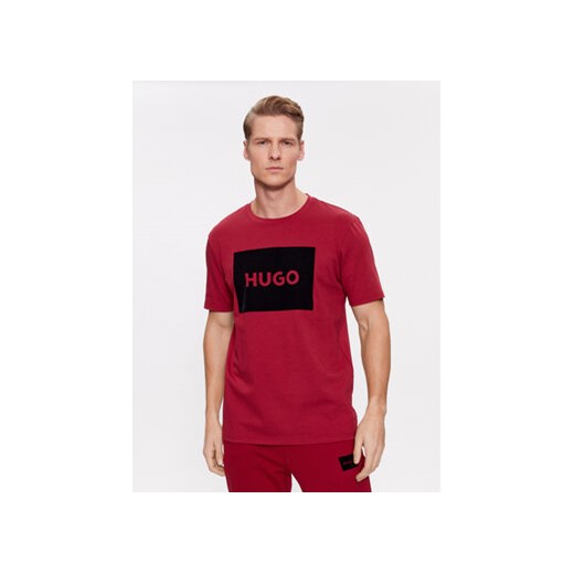 Hugo T-Shirt Dulive_V 50501004 Czerwony Regular Fit ze sklepu MODIVO w kategorii T-shirty męskie - zdjęcie 168673879