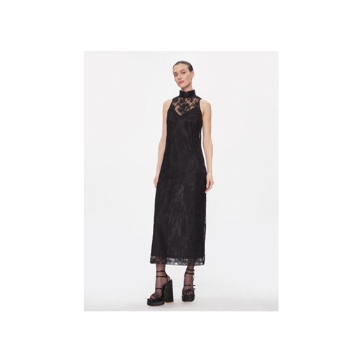 MAX&Co. Sukienka koktajlowa Lino Czarny Regular Fit ze sklepu MODIVO w kategorii Sukienki - zdjęcie 168674209