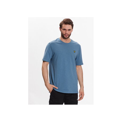 Lyle & Scott T-Shirt SLUB T SHIRT TS1804V Niebieski Regular Fit ze sklepu MODIVO w kategorii T-shirty męskie - zdjęcie 168674657