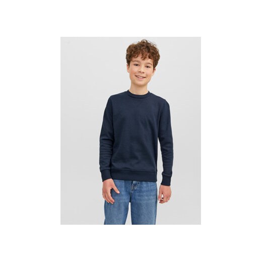 Jack&Jones Junior Bluza 12182520 Granatowy Regular Fit ze sklepu MODIVO w kategorii Bluzy chłopięce - zdjęcie 168674758