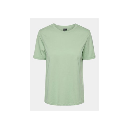 Pieces T-Shirt Ria 17086970 Zielony Regular Fit Pieces S MODIVO