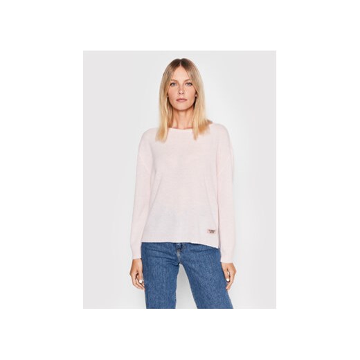 TWINSET Sweter 222TP3350 Różowy Regular Fit ze sklepu MODIVO w kategorii Swetry damskie - zdjęcie 168675328